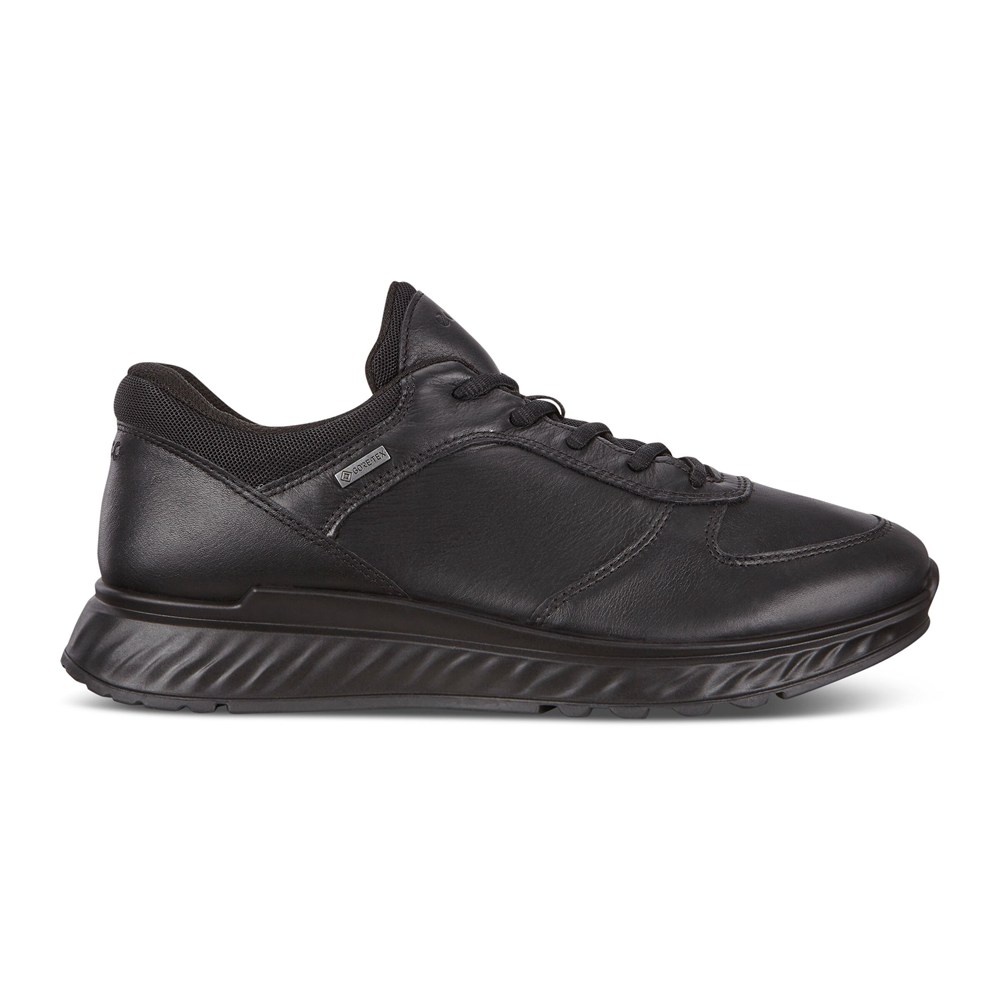 ECCO Mens Sneakers Black - Exostride Low Gtx - DOV-295403